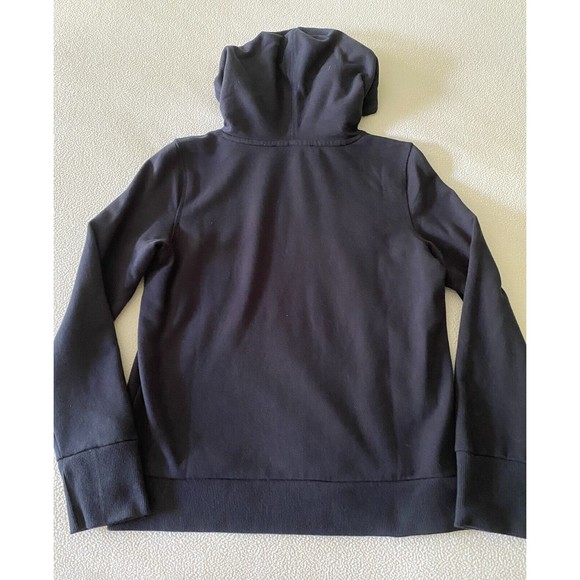 Tommy Hilfiger Hoodie Women's Size Small Long Sleeve Navy Blue Logo Spellout - Picture 3 of 7